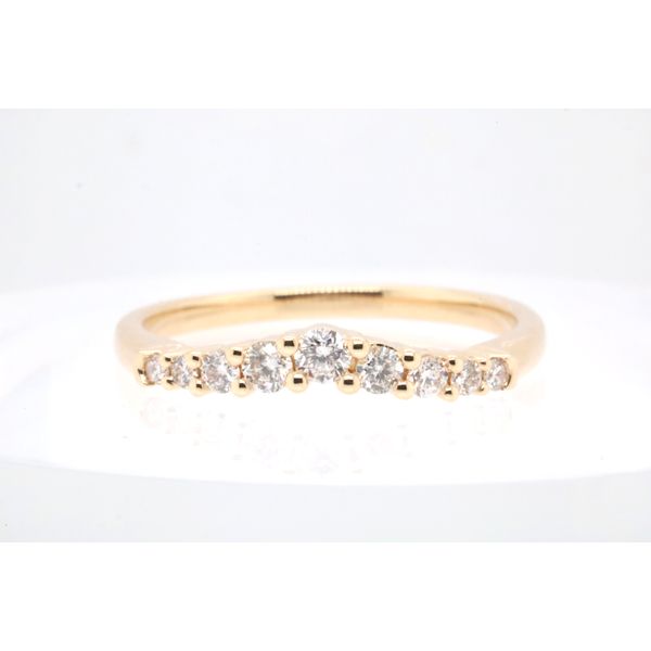 14K White Gold Curved Diamond Band – .25ctw Puckett's Fine Jewelry Benton, KY