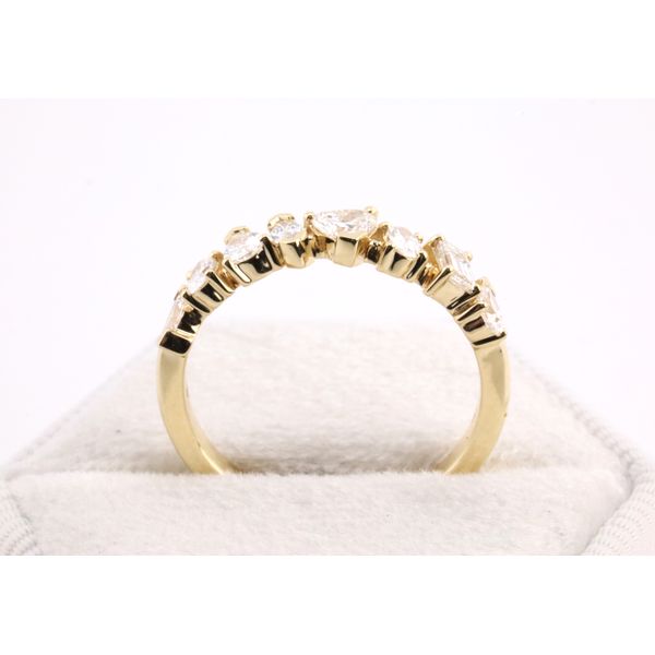 14K Yellow Gold Natural Diamond Band Image 3 Puckett's Fine Jewelry Benton, KY