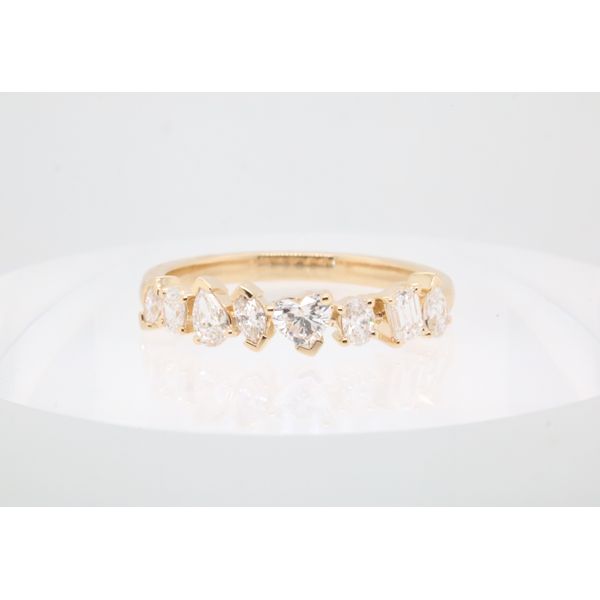 14K Yellow Gold Natural Diamond Band Puckett's Fine Jewelry Benton, KY