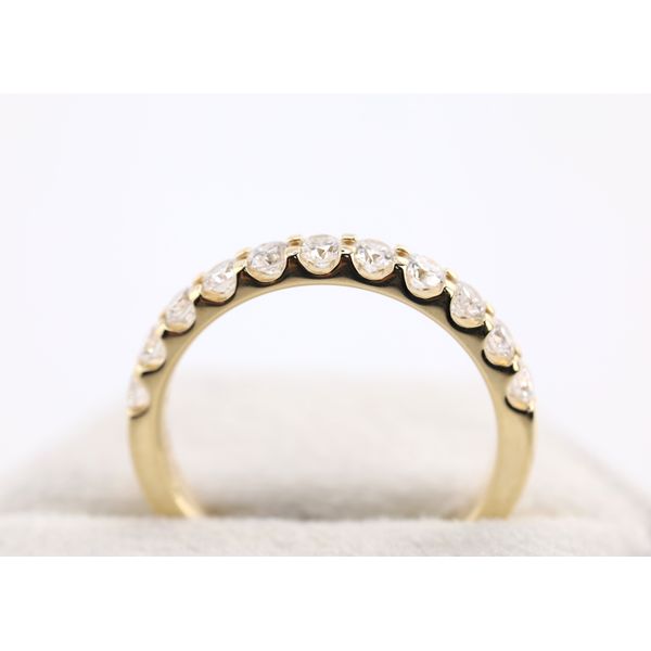 14K Yellow Gold Lab-Grown Diamond Wedding Band Image 3 Puckett's Fine Jewelry Benton, KY