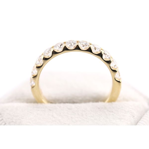 14K Yellow Gold Lab-Grown Diamond Wedding Band Image 3 Puckett's Fine Jewelry Benton, KY