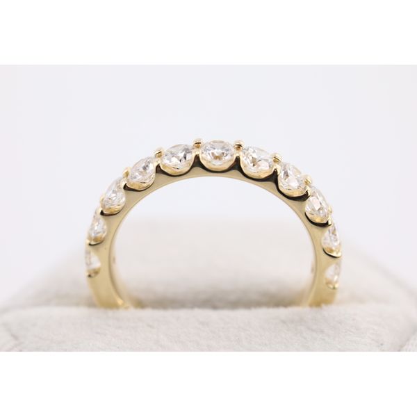 14K Yellow Gold Lab-Grown Diamond Wedding Band Image 3 Puckett's Fine Jewelry Benton, KY