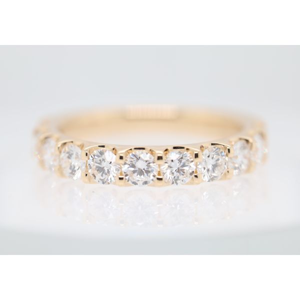 14K Yellow Gold Lab-Grown Diamond Wedding Band Puckett's Fine Jewelry Benton, KY