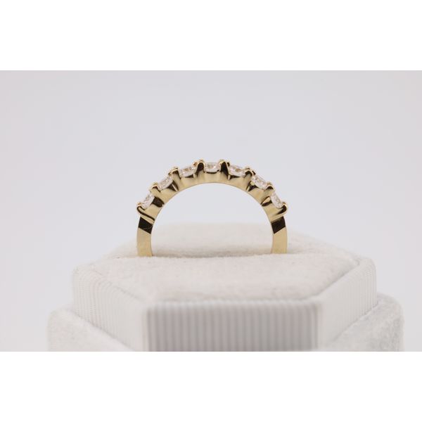 14K Yellow Gold Natural Diamond Band – 7 Round Diamonds, 0.33ctw Image 2 Puckett's Fine Jewelry Benton, KY