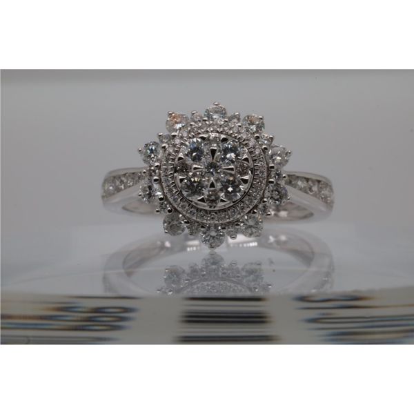 14K White Gold Diamond Fashion Ring Puckett's Fine Jewelry Benton, KY