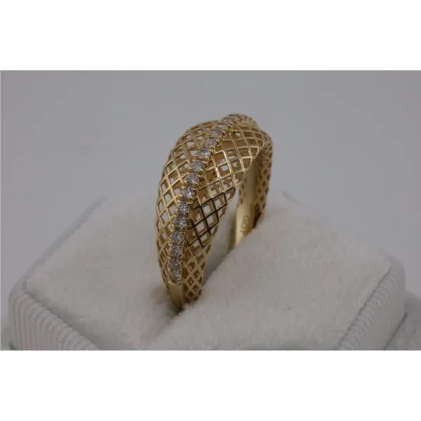 10K Yellow Gold Diamond Fashion Ring Image 2 Puckett's Fine Jewelry Benton, KY