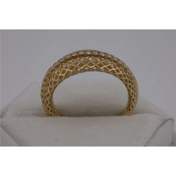 10K Yellow Gold Diamond Fashion Ring Image 3 Puckett's Fine Jewelry Benton, KY