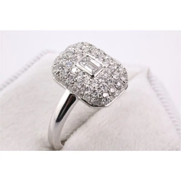 14K White Gold Diamond Fashion Ring Image 2 Puckett's Fine Jewelry Benton, KY