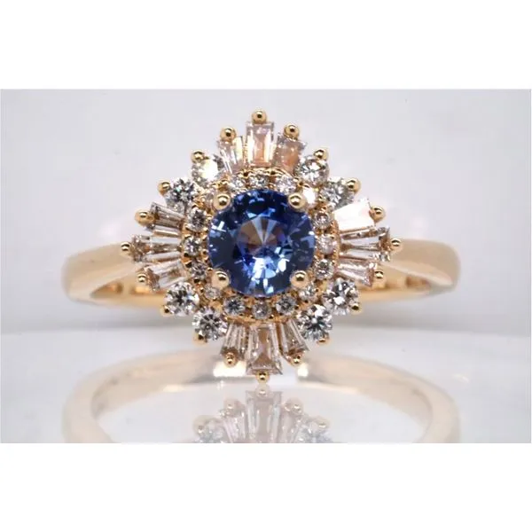14K Yellow Sapphire and Diamond Fashion Ring Puckett's Fine Jewelry Benton, KY