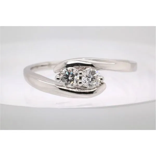 10K White Two Stone Diamond Fashion Ring Puckett's Fine Jewelry Benton, KY