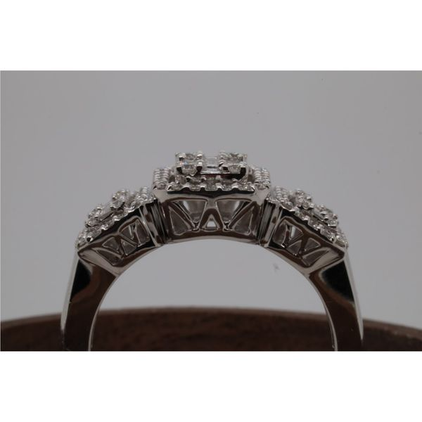 14K White Gold Diamond Fashion Ring Image 2 Puckett's Fine Jewelry Benton, KY