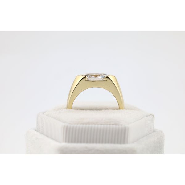 14K Yellow Gold Lab-Grown Diamond Bezel Solitaire Ring – 1.59ct Image 2 Puckett's Fine Jewelry Benton, KY