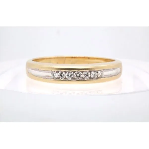 Men's 10K Yellow Gold Diamond Band - Size 10.5 Puckett's Fine Jewelry Benton, KY