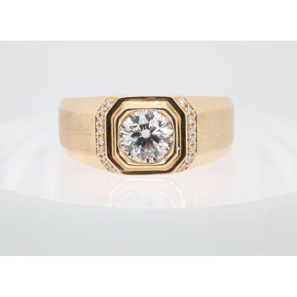 14K Yellow Gold Men’s Lab-Grown Diamond Ring Puckett's Fine Jewelry Benton, KY