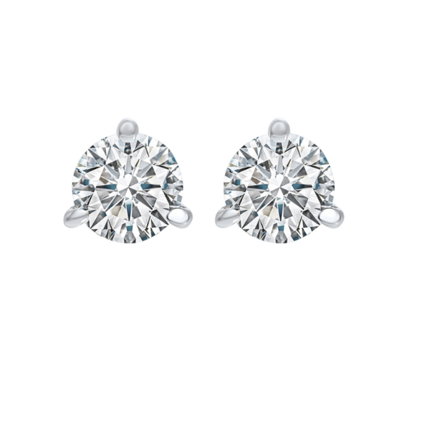 14K White Gold Lab Grown Diamond Earrings Puckett's Fine Jewelry Benton, KY