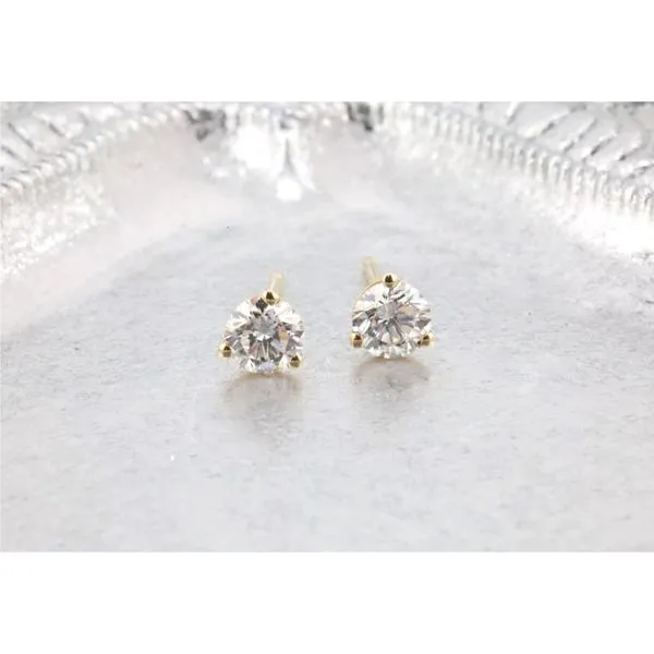 14KY Lab Grown Diamond Solitaire Earrings - .50 CT TWT Puckett's Fine Jewelry Benton, KY