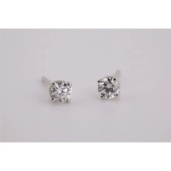 14K White Gold Lab-Grown Diamond Stud Earrings – .25ctw Puckett's Fine Jewelry Benton, KY