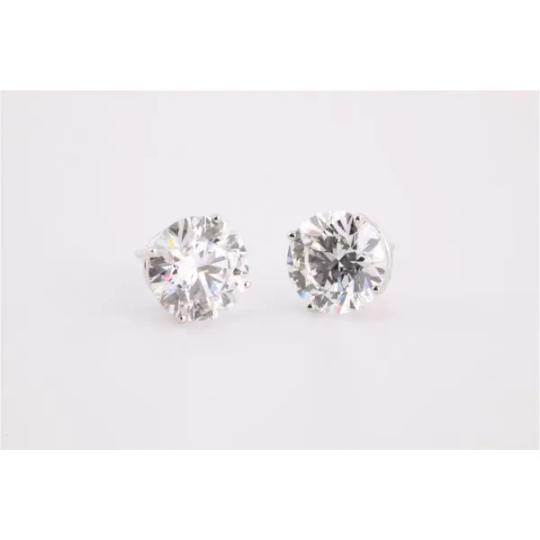 14K White Gold Lab-Grown Diamond Stud Earrings âï¿" 4.00ctw Puckett's Fine Jewelry Benton, KY