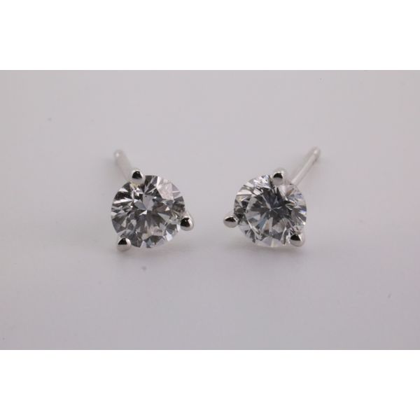 14K White Gold Lab-Grown Diamond Stud Earrings – .64ctw Puckett's Fine Jewelry Benton, KY