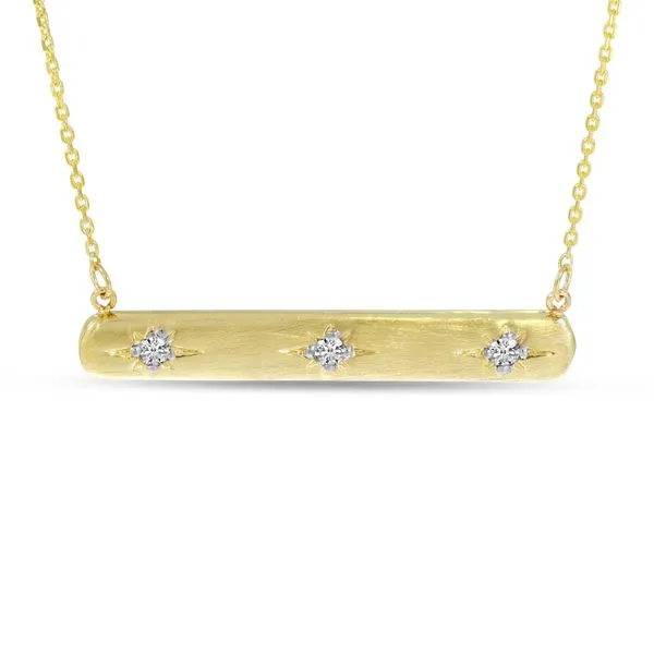 14K Yellow Gold Diamond Necklace Puckett's Fine Jewelry Benton, KY