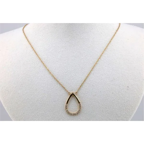 Ladies Fashion Diamond Teardrop Pendant Puckett's Fine Jewelry Benton, KY
