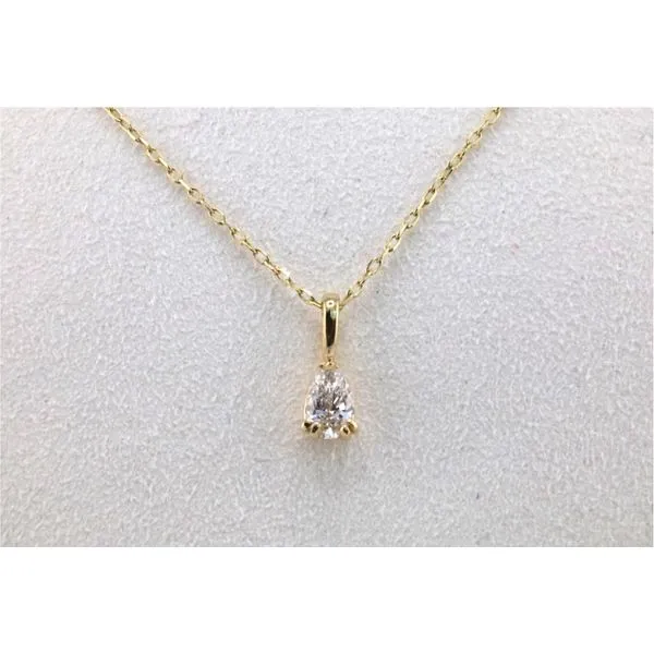 Lab-Grown Pear-Shaped Diamond Pendant 0.34ct Image 2 Puckett's Fine Jewelry Benton, KY