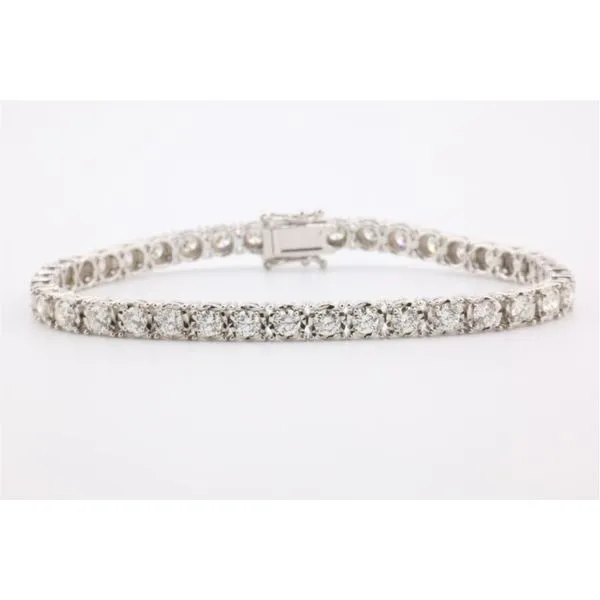 14K White Gold Diamond Miracle Top Tennis Bracelet Puckett's Fine Jewelry Benton, KY