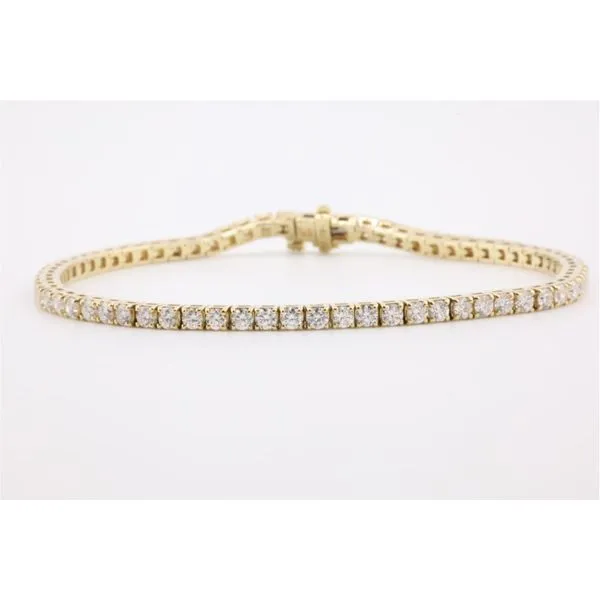 14K Yellow Gold Diamond Tennis Bracelet Puckett's Fine Jewelry Benton, KY