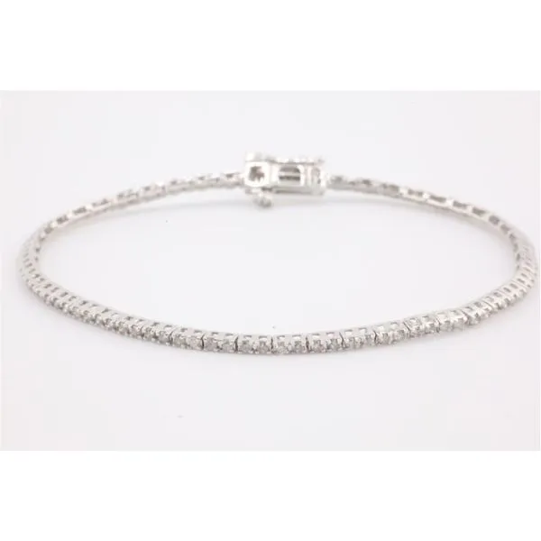 14K White Gold Diamond Tennis Bracelet Puckett's Fine Jewelry Benton, KY