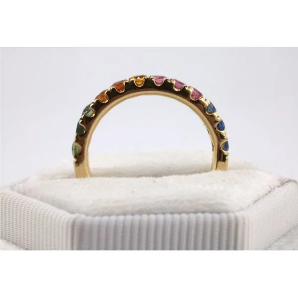 14KY Multicolor Sapphire Ring Image 4 Puckett's Fine Jewelry Benton, KY