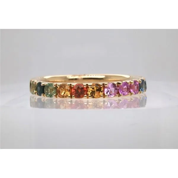 14KY Multicolor Sapphire Ring Puckett's Fine Jewelry Benton, KY