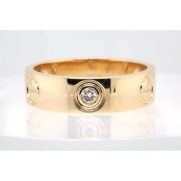 14K Yellow Gold Diamond Rivet-Style Band Puckett's Fine Jewelry Benton, KY