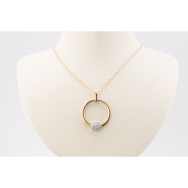 14K Yellow Gold Natural Diamond Pendant – 0.16ctw Puckett's Fine Jewelry Benton, KY