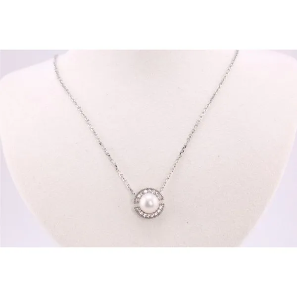 Sterling Silver Freshwater Cultured Pearl Pendant Necklace Puckett's Fine Jewelry Benton, KY