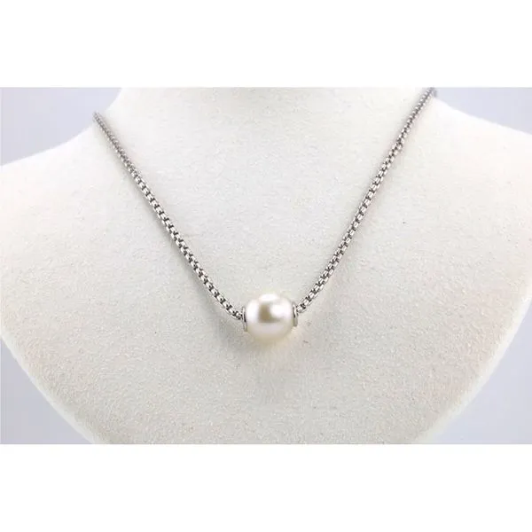 Freshwater Cultured Pearl Solitaire Necklace Puckett's Fine Jewelry Benton, KY
