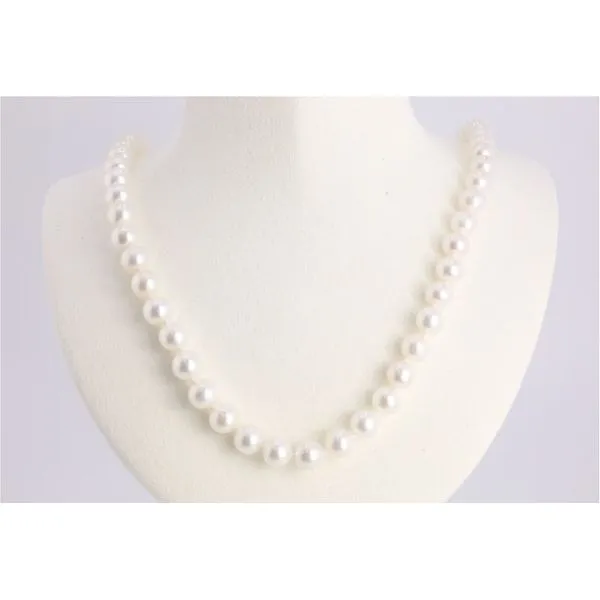 14K Yellow Gold 6–6.5mm “A” Freshwater Pearl Necklace – 20