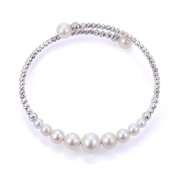 Freshwater Pearl Sparkle Cuff Bracelet Puckett's Fine Jewelry Benton, KY