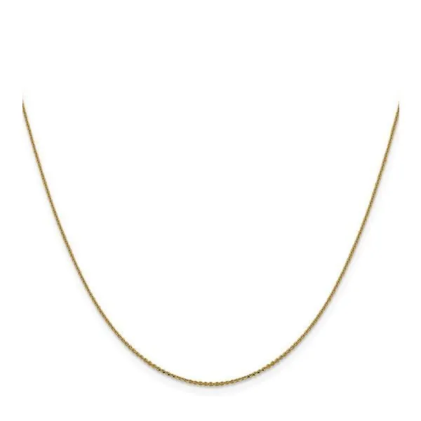Leslie's 14K Yellow Gold 1.0 MM Diamond Cut Cable Chain, 16" Puckett's Fine Jewelry Benton, KY