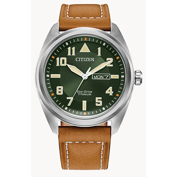 Titanium citizen eco drive watch men's on sale