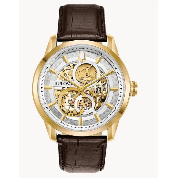 Bulova leather band cheap