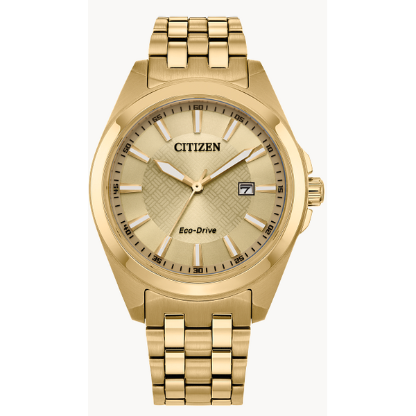 Citizens Eco Drive Stainless/Yellow Bracelet Watch Puckett's