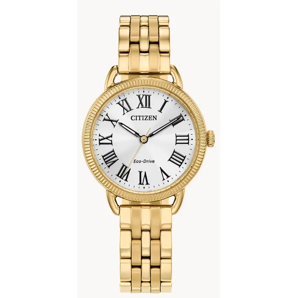 Citizen Ladies Eco Drive Stainless/Yellow Watch Puckett's Fine Jewelry Benton, KY