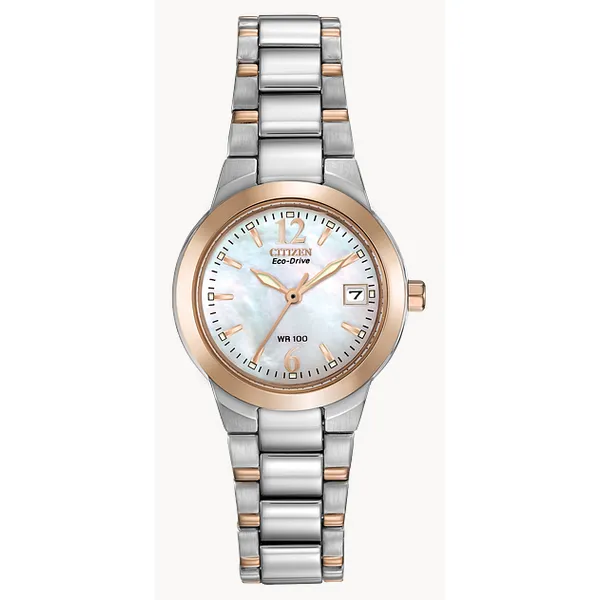 Citizen Ladies Eco Drive Stainless/Rose Watch Puckett's Fine Jewelry Benton, KY