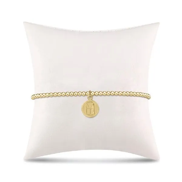 ENEWTON EGIRL CLASSIC GOLD 2MM BRACELET - BE YOU, SMALL GOLD DISC - Children's Puckett's Fine Jewelry Benton, KY