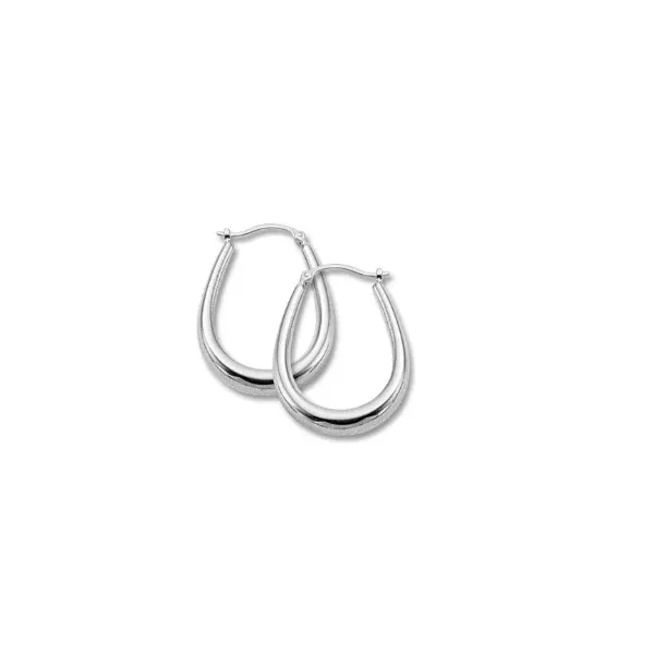 Carla Sterling Silver Large Hoop Earrings Puckett's Fine Jewelry Benton, KY