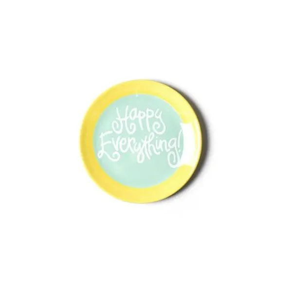 Coton Colors Happy Everything Color Block Desert Plate - Mint Puckett's Fine Jewelry Benton, KY