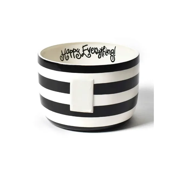 Coton Colors Black Stripe Happy Everything Mini Bowl Gifts Puckett's Fine Jewelry Benton, KY