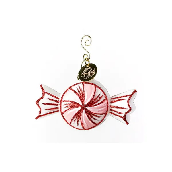 Happy Everything Peppermint Shaped Ornament Puckett's Fine Jewelry Benton, KY