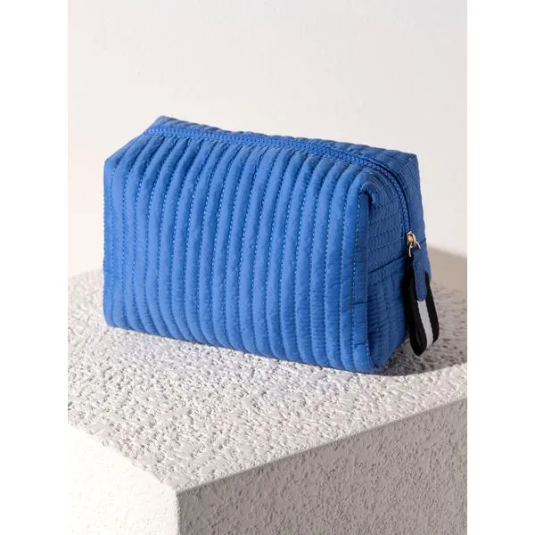 Blue Ezra Large Boxy Cosmetic Pouch Puckett's Fine Jewelry Benton, KY