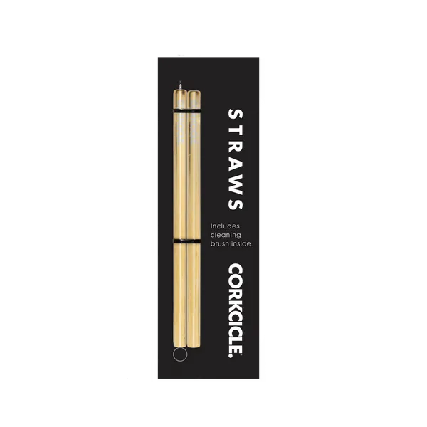 Corkcicle Straw Set - Cocktail - Gold Puckett's Fine Jewelry Benton, KY